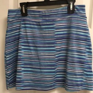 Blue activewear skort/tennis skirt